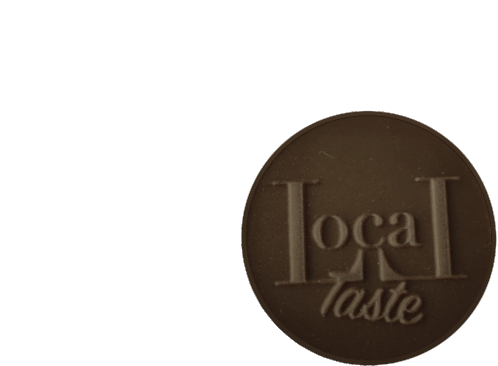 Local Taste Taste Coin Sticker - Local Taste Taste Coin Proeverijtje Stickers
