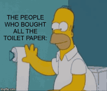 Homer Simpsons Toilet Papers GIF
