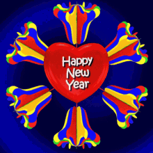 happy new year new year new year celebration happy new year heart happy new year bells