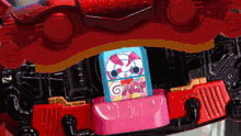 a toy that has a candy on it that says graham