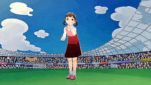 Nanako Soccer GIF