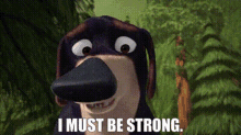 Open Season Mr Weenie GIF - Open Season Mr Weenie I Must Be Strong GIFs