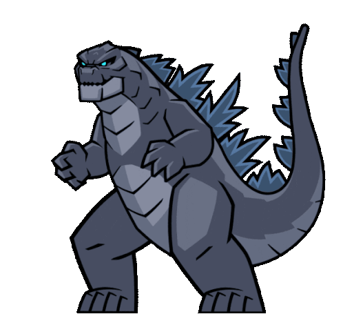 Godzilla Sticker 