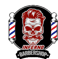 Infiernobarbershop Infierno Baarber Shop Sticker - Infiernobarbershop Infierno Baarber Shop Cut Hair Stickers