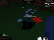 a screenshot of a video game that says setup gene on it