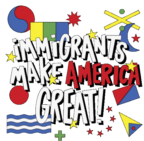 United We Dream Immigrants Sticker - United We Dream Immigrants Immigrants Make America Great Stickers