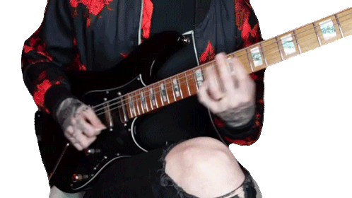 Playing Guitar Tim Henson Sticker - Playing Guitar Tim Henson Guitar Stickers