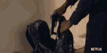 a netflix ad shows a man packing a bag