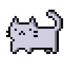 Cat Pixel Cat GIF