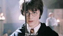 Harry Potter Vs Draco Malfoy You Wish GIF - Harry Potter Vs Draco Malfoy You Wish Harry Potter GIFs