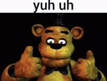 Yuh Huh Freddy GIF