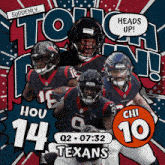 Chicago Bears (10) Vs. Houston Texans (14) Second Quarter GIF - Nfl National Football League Football League GIFs