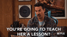 You Are Going To Teach Her A Lesson Jerry Trainor GIF - You Are Going To Teach Her A Lesson Jerry Trainor Todd GIFs