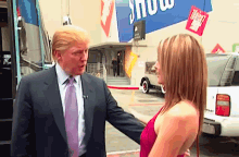 Donald Trump Arianne Zucker GIF - Donald Trump Arianne Zucker Hug GIFs