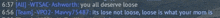 a blurred image with the words " you all deserve loose " written on it