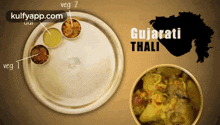 Gujarati Thali.Gif GIF - Gujarati Thali Rice Food GIFs