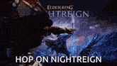 a poster for the video game elden ring hreign