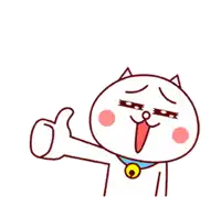 a cartoon cat giving a thumbs up with the words 87 wins behind it