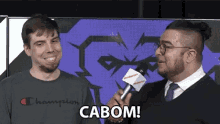 Cabom Interview GIF - Cabom Interview Yah GIFs