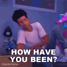 How Have You Been Miles Morales GIF