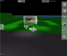 a screenshot of a video game with brookhaven homes in the background