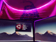 a computer monitor displays a screen that says ok on it