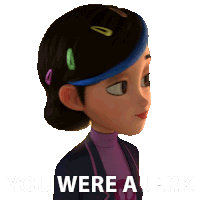 You Were A Jerk Claire Nuñez Sticker - You Were A Jerk Claire Nuñez Trollhunters Tales Of Arcadia Stickers