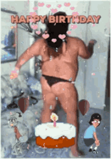 Oh Noh Happy Birthday GIF - Oh Noh Happy Birthday Birthday Cake GIFs