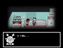 a screenshot of a video game that says there 's no way they heard ... my thoughts .