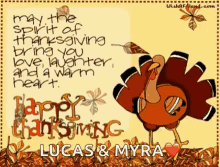 happy thanks giving leaves fall lucas and myra turkey