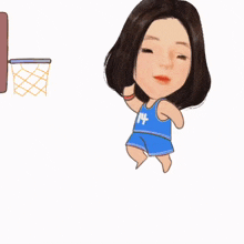 Jagyasini Singh Dunk GIF - Jagyasini Singh Dunk Basketball GIFs