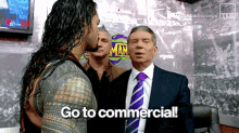 Wwe Vince Mcmahon GIF - Wwe Vince Mcmahon Go To Commercial GIFs