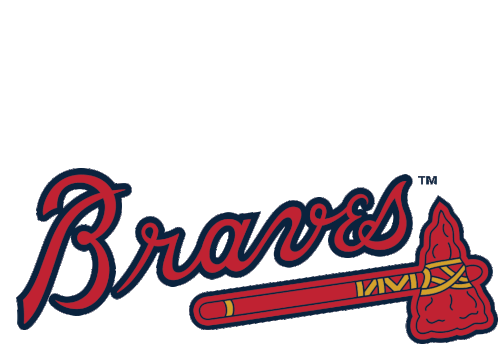 Atlanta Braves Major League Baseball Sticker - Atlanta Braves Major League Baseball Baseball Team Stickers