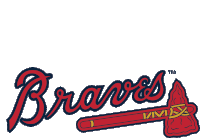 Atlanta Braves Major League Baseball Sticker - Atlanta Braves Major League Baseball Baseball Team Stickers