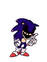 a cartoon drawing of a sonic the hedgehog giving a thumbs up sign .