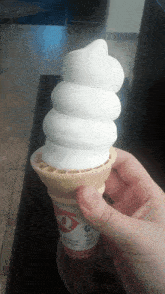 Dairy Queen Vanilla Ice Cream Cone GIF