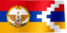 artsakh karabakh flag independent country