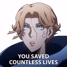 you saved countless lives sypha belnades castlevania youre a hero you saved so many people