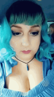 Blue Hair GIF