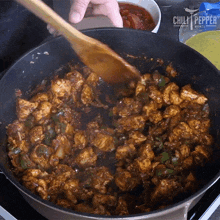 Cooking Chili Pepper Madness GIF - Cooking Chili Pepper Madness Stirring The Food GIFs