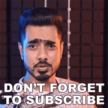Dont Forget To Subscribe Unmesh Dinda GIF - Dont Forget To Subscribe Unmesh Dinda Piximperfect GIFs