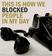 This Is How We Blocked People In My Day Telephone GIF - This Is How We Blocked People In My Day Telephone Rotary Phone GIFs