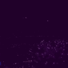 a purple background with fireworks in the background and the words muzikal s. bozkurt.53