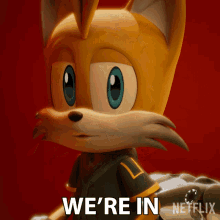 Were In Tails GIF - Were In Tails Sonic Prime GIFs