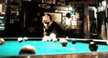 Robert De Niro Playing Pool GIF - Robert De Niro Playing Pool Shooting Pool GIFs