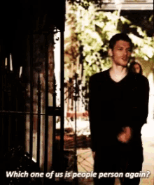 Klaus Mikaelson People Person GIF - Klaus Mikaelson People Person GIFs