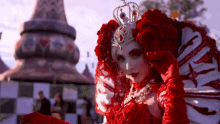 queen of hearts alice in wonderland trippy kaleidoscope costume