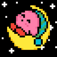 Kirby Sleep Space GIF