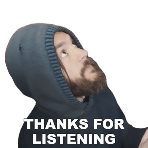 Thanks For Listening Trent Arant Sticker - Thanks For Listening Trent Arant Ttthefineprinttt Stickers