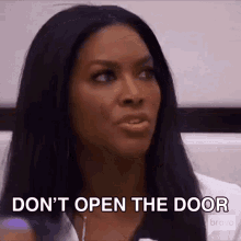 dont open the door kenya moore real housewives of atlanta dont let them in please dont